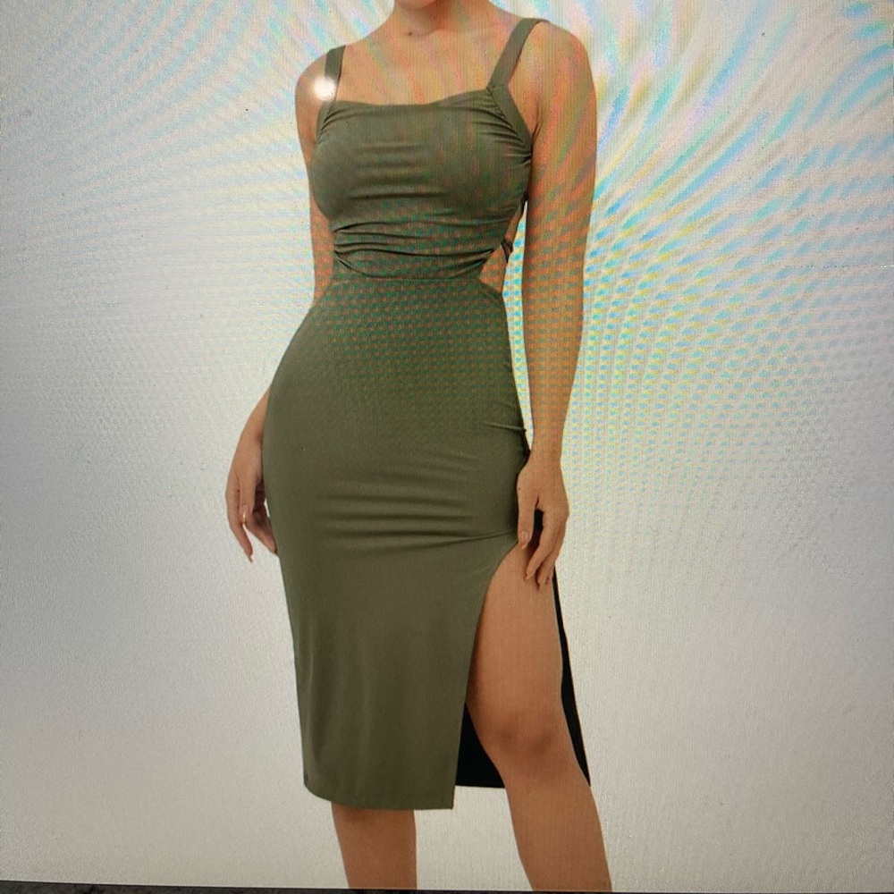 Halara Green Special Occasion Dress